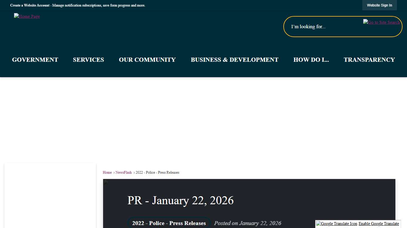 PR - January 22, 2026 • Lafayette, IN